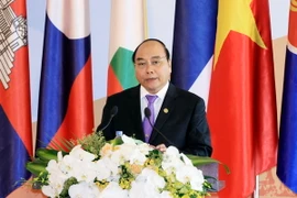 Thủ tướng Nguyễn Xuân Phúc phát biểu khai mạc hội nghị. (Nguồn: TTXVN)
