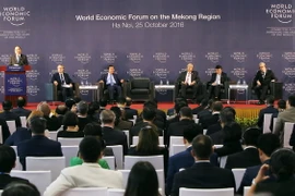 Thủ tướng Nguyễn Xuân Phúc phát biểu tại diễn đàn. (Ảnh: TTXVN)