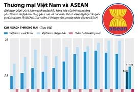 [Infographics] Việt Nam vẫn là nước nhập siêu từ ASEAN