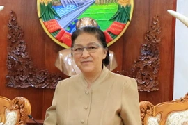 Chủ tịch Quốc hội Lào Pany Yathotou. (Ảnh: Phạm Kiên/TTXVN)
