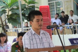 Bị cáo Trần Mạnh Thống tại phiên xét xử. (Ảnh: Sỹ Tuyên/TTXVN)