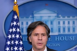 Ông Tony Blinken phát biểu trong một cuộc họp báo tại thủ đô Washington, DC. (Nguồn: AFP/TTXVN)