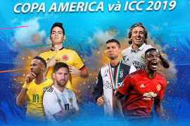 FPT giữ bản quyền phát sóng hai giải đấu: Copa America 2019 và ICC 2019. (Ảnh: FPT)