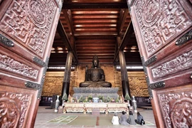 Đại lễ Phật đản Liên hợp quốc - Vesak 2019 diễn ra tại Trung tâm Văn hoá Phật giáo Tam Chúc (thị trấn Ba Sao, huyện Kim Bảng, tỉnh Hà Nam).
