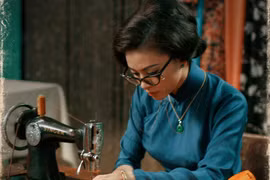 Tạo hình của Ngô Thanh Vân trong "Cô Ba Sài Gòn." (Ảnh: ĐLP)