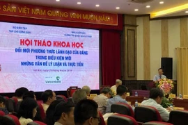 Hội thảo nhận được hơn 70 tham luận. (Ảnh: PV/Vietnam+)