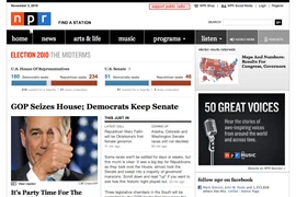 NPR đã đóng phần bình luận của độc giả dưới các bài viết đăng trên trang web chính thức. (Nguồn: NPR)