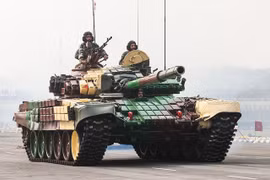 Xe tăng T-72 của Ấn Độ (Nguồn: Sputnik News)