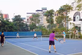 Vòng loại tennis nội dung đôi nam diễn ra khá kịch tính. 