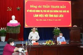 Phó Chủ tịch Thường trực Quốc hội Trần Thanh Mẫn làm việc tại Bạc Liêu