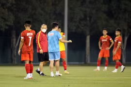 U23 Việt Nam nỗ lực tập luyện chuẩn bị cho vòng loại U23 châu Á