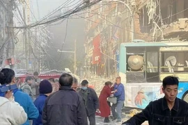 Nổ khí ga ở Trung Quốc: Tòa nhà cao 7 tầng bị phá hủy, 1 người chết