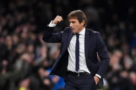 HLV Conte thắng trận đấu cùng Tottenham. (Nguồn: Getty Images)