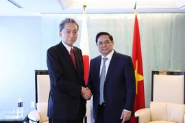 Thủ tướng Phạm Minh Chính tiếp cựu Thủ tướng Nhật Bản Hatoyama Yukio 