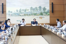 Chủ tịch Quốc hội Vương Đình Huệ phát biểu. (Ảnh: Doãn Tấn/TTXVN)