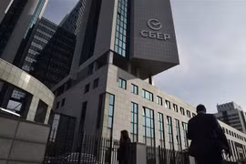 Trụ sở ngân hàng Sberbank tại Moskva, Nga. (Ảnh: AFP/ TTXVN)