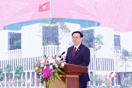 Chủ tịch Quốc hội Vương Đình Huệ phát biểu. (Ảnh: Doãn Tấn/TTXVN)