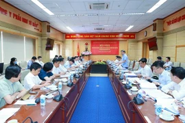 Quang cảnh buổi làm việc. (Ảnh: Phương Hoa/TTXVN)