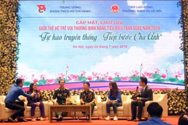 Giao lưu giữa thế hệ trẻ với thương binh nặng tiêu biểu toàn quốc năm 2019. (Nguồn: qdnd.vn)