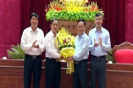 Ông Bùi Văn Khánh được bầu giữ chức Phó Bí thư Tỉnh ủy nhiệm kỳ 2015-2020. (Ảnh: Thanh Hải/TTXVN)