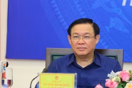 Phó Thủ tướng Vương Đình Huệ tại hội nghị. (Ảnh: Danh Lam/TTXVN)