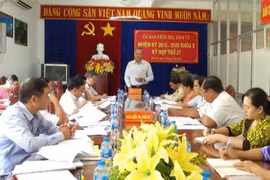 Kỳ họp thứ 27 của Ủy ban Kiểm tra Tỉnh ủy Bến Tre. (Nguồn: UB Kiểm tra Trung ương)