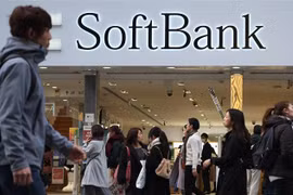 Một cửa hàng của SoftBank ở Tokyo, Nhật Bản. (Nguồn: AFP/TTXVN)