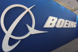 Biểu tượng của Tập đoàn chế tạo máy bay lớn nhất thế giới Boeing. (Nguồn: AFP/TTXVN)