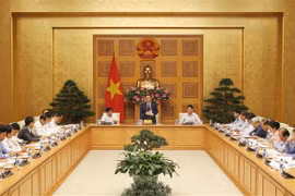 Phó Thủ tướng Vương Đình Huệ phát biểu chỉ đạo. (Ảnh: Lâm Khánh/TTXVN)