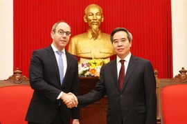 Quang cảnh buổi tiếp. (Ảnh: Lâm Khánh/TTXVN)