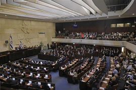 Một phiên họp của Quốc hội Israel ở Jerusalem. (Ảnh: AFP/TTXVN)