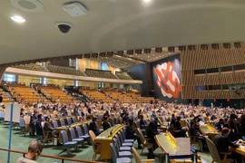 Quang cảnh một phiên bỏ phiếu của Đại hội đồng Liên hợp quốc. (Ảnh: Hữu Thanh/TTXVN)