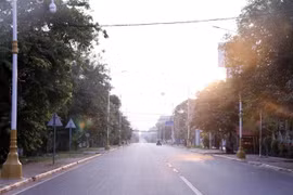 Thủ đô Vientiane của Lào. (Ảnh: Phạm Kiên/TTXVN)