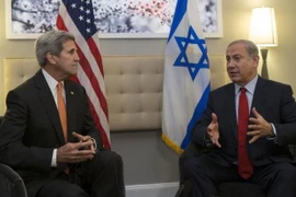 Một cuộc gặp giữa Ngoại trưởng Mỹ John Kerry và Thủ tướng Israel Benjamin Netanyahu. (Nguồn: Reuters)