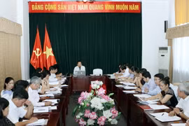 Quang cảnh lớp tập huấn cán bộ Mặt trận làm công tác giám sát và phản biện xã hội của Mặt trận Tổ quốc Việt Nam. (Ảnh minh họa: Nguyễn Dân/TTXVN)