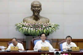 Thủ tướng Nguyễn Tấn Dũng chủ trì Phiên họp Chính phủ thường kỳ tháng 9. (Ảnh: Đức Tám/TTXVN)