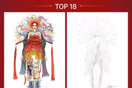 Miss Universe: 18 trang phục dân tộc cho Hoàng Thùy được chọn