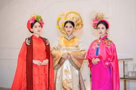 Top 3 Hoa hậu Việt Nam đẹp kiêu sa với phong cách áo dài cung đình