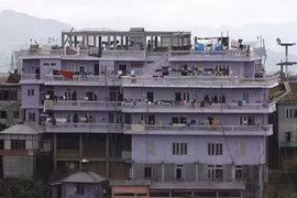 Ngôi nhà của gia đình ông Pu Ziona ở Ấn Độ. (Nguồn: Oddity Central)