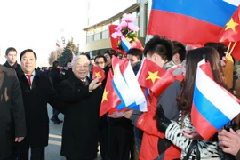 Tổng Bí thư tiếp Chủ tịch Đảng Cộng sản Liên bang Nga