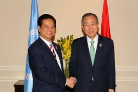 Thủ tướng Nguyễn Tấn Dũng gặp Tổng Thư ký Liên hợp quốc