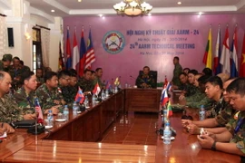 Lễ thượng cờ Giải bắn súng quân dụng quân đội các nước ASEAN