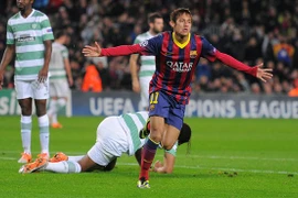 Video Neymar lập hat-trick, Barca vùi dập Celtic 6-1