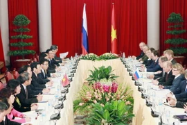 Chùm ảnh hội đàm nguyên thủ Việt Nam-Liên bang Nga