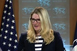Nữ Phát ngôn viên Bộ Ngoại giao Mỹ Marie Harf. (Nguồn: AP)