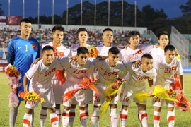 U23 Việt Nam cùng bảng Malaysia, Singapore. (Ảnh: Quang Nhựt/TTXVN)