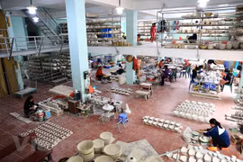 Các làng nghề đổi mới công nghệ để phát triển bền vững. (Ảnh: PV/Vietnam+)