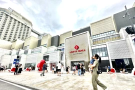 Dự án Lotte Mall Tây Hồ do Tập đoàn Lotte Hàn Quốc đầu tư. (Ảnh: Đức Duy/Vietnam+)