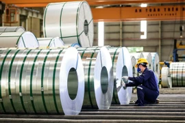 Doanh nghiệp thép đáp ứng yêu cầu cao của thị trường để đẩy mạnh xuất khẩu. (Ảnh: PV/Vietnam+)