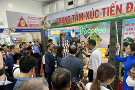 Các doanh nghiệp sản xuất càphê của Việt Nam đẩy mạnh xúc tiến thương mại và xuất khẩu. (Ảnh: Đức Duy/Vietnam+)
